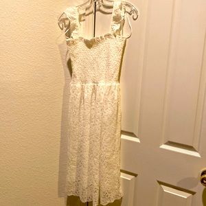 Maeve dress: white lace, new without tags, XS